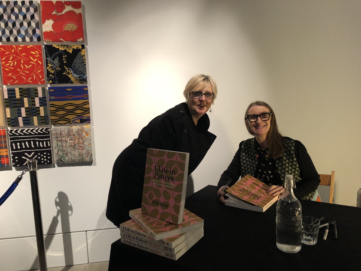 dorisandhazel's tweet image. Met my design hero @orlakiely today @DovecotStudios an amazing in conversation and the exhibition is STUNNING #Edinburgh #fashion #DesignIcon