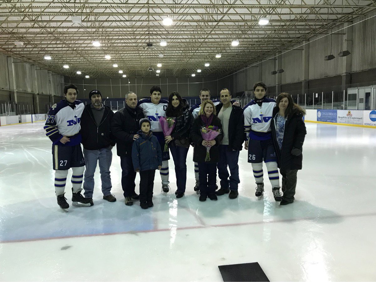 TGouraigeNPS's tweet photo. We are proud of the Northern Valley Regional High School District senior hockey players who were honored at their game vs. Paramus for their leadership through hard work and dedication! Thank you to our coaches who reinforce these characteristics in our students! https://t.co/A5zjhmpMWH