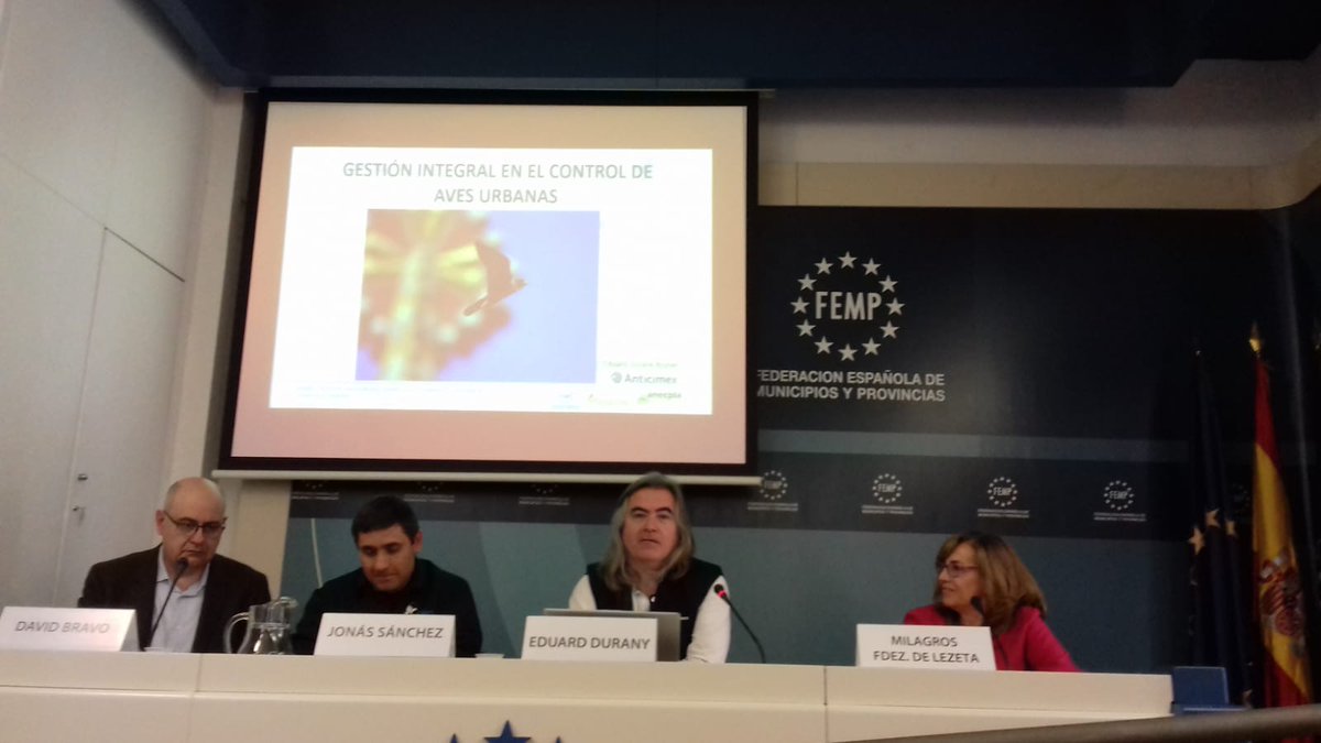 anticimex_esp's tweet photo. En el día de hoy, ha tenido lugar la Jornada GESTIÓN DE AVES EN NÚCLEOS URBANOS, organizada por @anecpla , en la que ha participado nuestro Gerente Técnico Eduard Durany Brunet, exponiendo un modelo de gestión integral de aves en núcleos urbanos.#ControldeAves #Anticimex https://t.co/5718Y64Wda