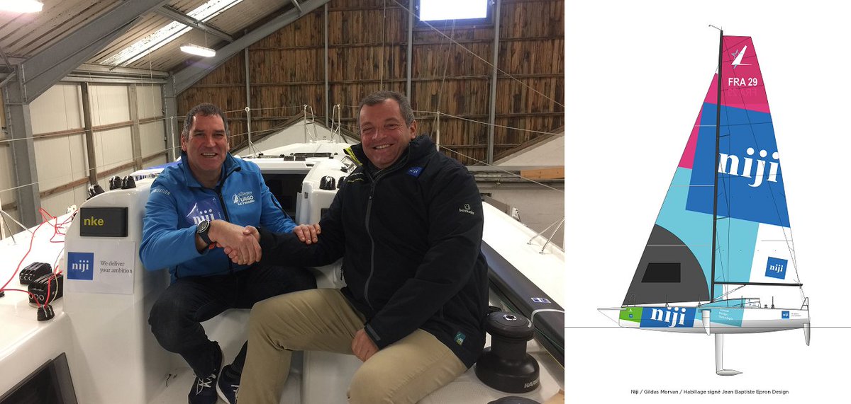 Niji_Digital's tweet photo. [Communiqué ⛵️] Niji et Gildas Morvan embarquent pour la 50ème Solitaire Urgo Le Figaro ! @GILDASMORVAN @LaSolitaire_50e Tous les détails ➡️https://t.co/ESYXmriTbf https://t.co/pqHrk9wBLb