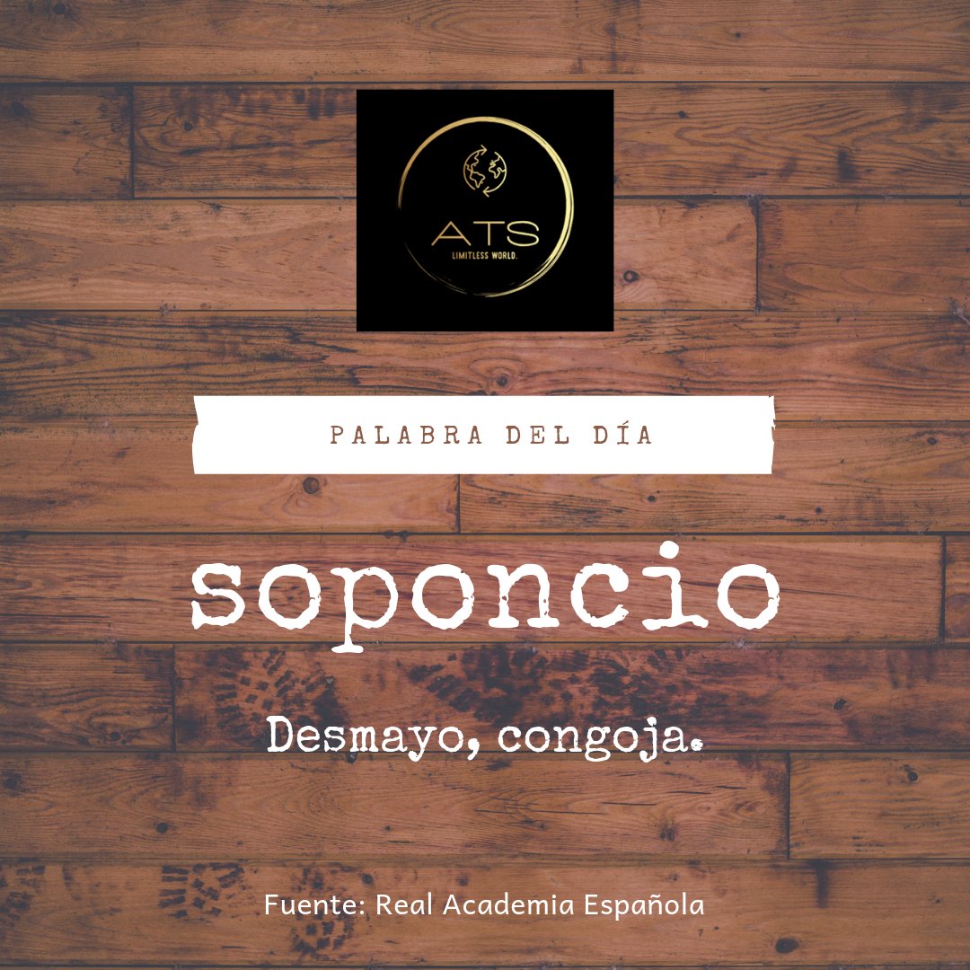 StudioAtenea's tweet photo. *Palabra del día*⠀⠀⠀
📖📚🤓 #ATS #Atenea #LimitlessWorld #palabradeldía #TranslationStudio #xl8 #t9n #traducción #translation #estudiodetraducción #miércoles #soponcio #languages #español #Spanish #Translatoratwork https://t.co/TCwBGX9csy