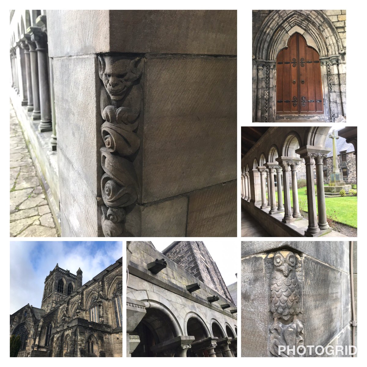 amazingraceart's tweet image. Beautiful stone carvings at #PaisleyAbbey #architecture #History #gargoyles #Column #Paisley #Renfrewshire #doors 💙