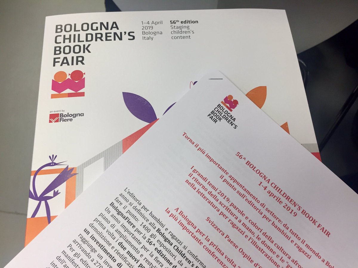 JackintheBook's tweet photo. Siamo alla conferenza stampa della 56^ edizione di @BoChildrensBook che si terrà i prossimi 1-4 aprile a Bologna. Svizzera paese ospite d’onore con la mostra l’ABC della Svizzera dedicata all’illustrazione nazionale. #BCBF19 https://t.co/8kwH6oRh48