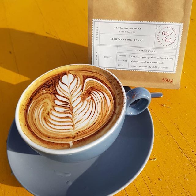 Cheeky guest espresso courtesy of the fine folks <a href="/forgeroasters/">ForgeCoffeeRoasters</a>. Mellow caramel with a nutty finish it says here. Available downstairs from today.
.
.
.
.
#coffee #sheffield #sheffieldissuper #independentsheffield #abbeydaleroad #cafe #bakery #singleorig… bit.ly/2Gs3198