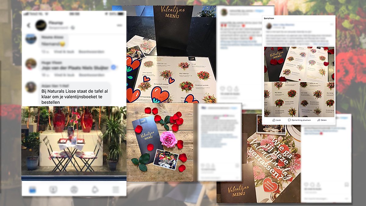 Fleurop bloemisten die zelf aan de slag gaan met onze Valentijnscampagne. Tof! 
#valentijn #fleurop #bloemistaurant #campagne #echtemensen #wubbe