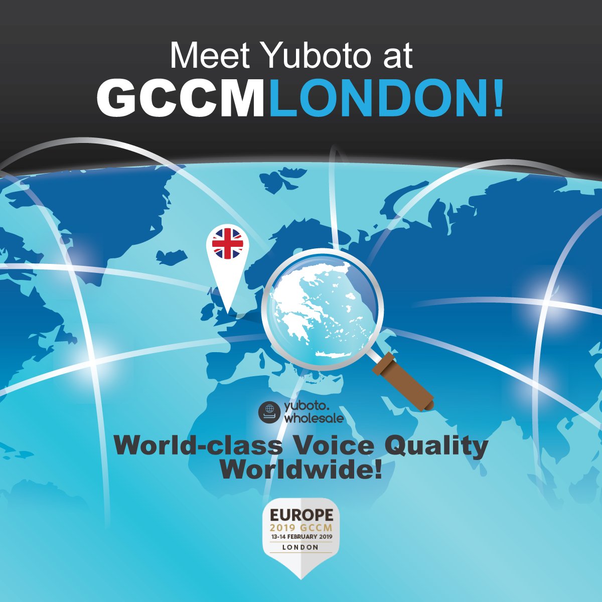 Yuboto attends the 1st Carrier Community Meeting of 2019! 
Schedule an appointment: contactus@yuboto.com 
#VoIP  #Europe2019GCCM #London