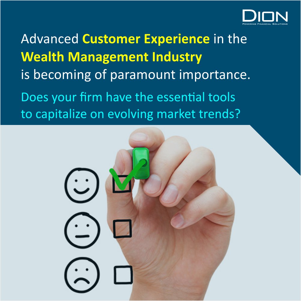 Dion_Global's tweet photo. To capitalise on these evolving trends, #WealthManagement firms need to deploy technologies that stipulate the uniqueness and personalisation of their customer service: https://t.co/p2kLUkLkl4
#WealthManagementsolution #investmentmanagementsoftware 
#fintech  #AssetManagement https://t.co/5AwiTF1SR9