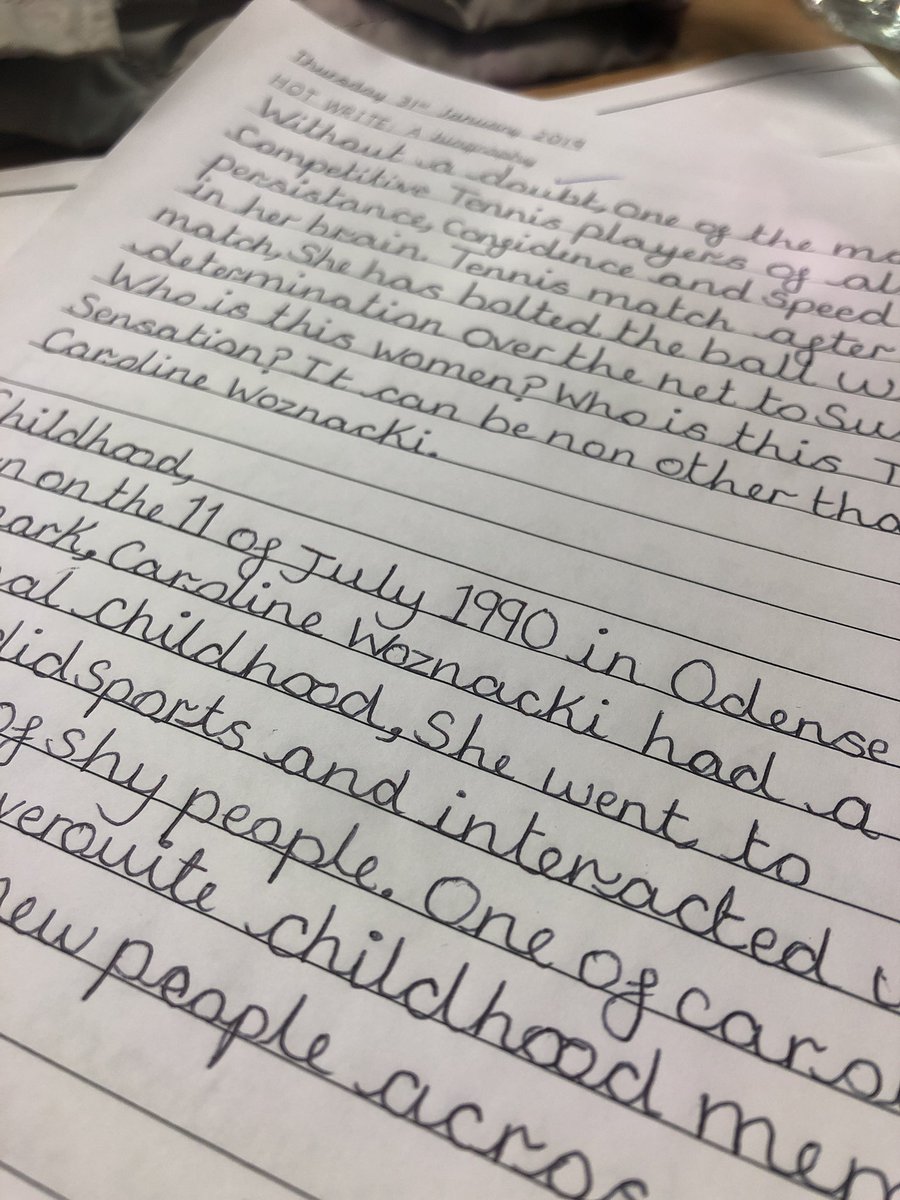 ITMissC's tweet photo. When being fussy with handwriting expectations pays off! #expectperfection #hugeimprovement #proud https://t.co/W46YiGcwOj