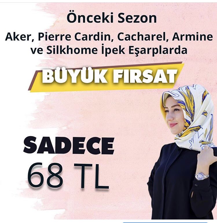 📢 Tüm önceki sezonlar Aker, Armine, Pierre Cardin, Cacharel ve Silk Home fiyatları düşürdük ! 📢
SADECE 68 TL 🎀
70 tl üzeri siparişlerde kargo bedava

Sipariş için ;

Whatsapp 05434450555

Online sipariş seyraesarp.com

#armine #aker #arminenostaji #kampanya #indirim