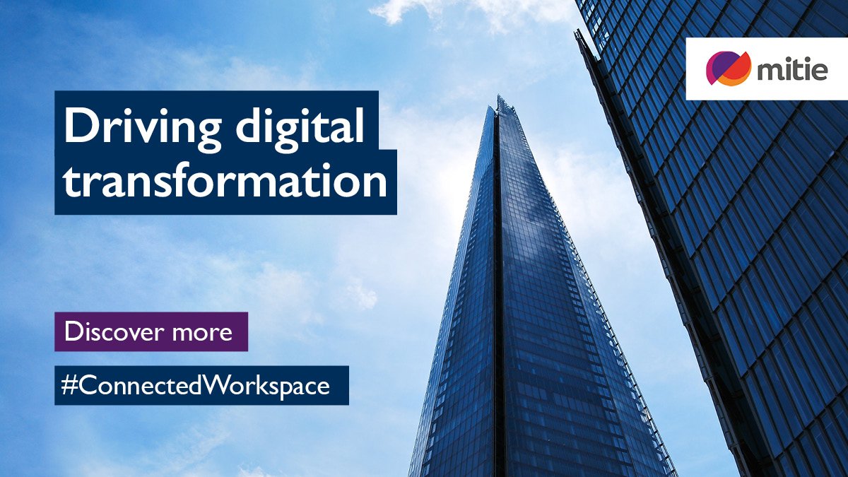 mitie's tweet image. Driving #DigitalTransformation with #ConnectedWorkspace. With integrated systems and technology, you can improve performance and productivity. Discover more. connectedworkspace.com