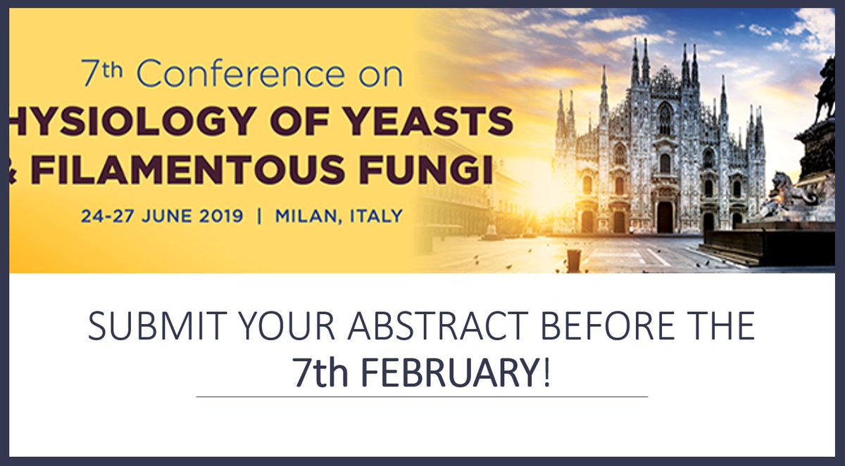 EFBiotechnology's tweet photo. Remember you only have 2 more days to SUBMIT YOUR ABSTRACT for #PYFF7 meeting! Visit the website an learn more about the meeting, the bursaries, the speakers... and REGISTER NOW! https://t.co/4WSx2kKHyG
#PYFF #Science #biotechnology #meeting #research https://t.co/g7kH9S6hlG