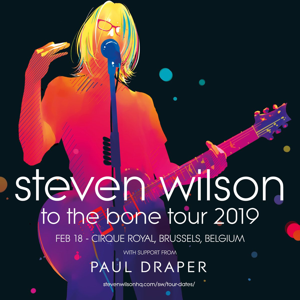 PaulDraper's tweet photo. Excited to announce that I'm supporting @StevenWilsonHQ at his sold out show - Cirque Royal in Brussels 🇧🇪 on 18th Feb! #tothebonetour https://t.co/6pbEp9wvAZ https://t.co/mzJIZ9AaQC