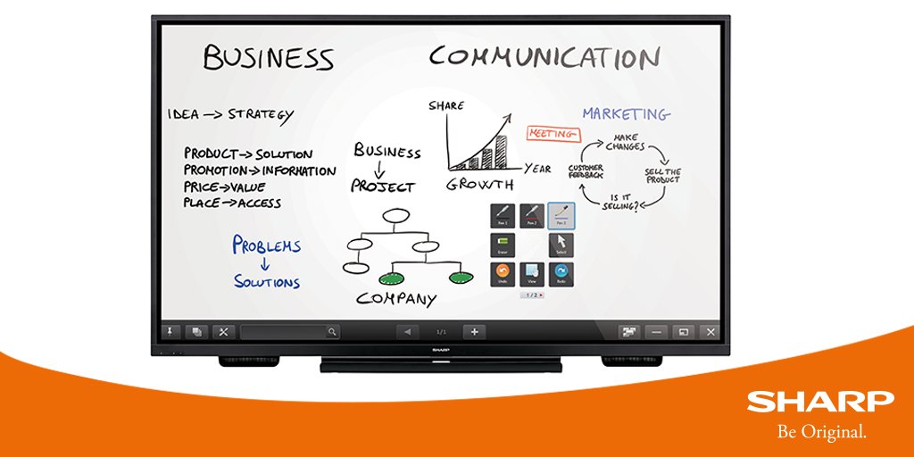 Sharp_Europe's tweet photo. At #ISE2019 we have launched our new BIG PAD for business - the TH1 range. The #4K Ultra HD (3840 x 2160) #InteractiveDisplay offers 20-point touch and features the latest #InGlass technology for a highly responsive Pen-on-Paper experience https://t.co/AAp3KUs9nE https://t.co/lkEUz5HG9C