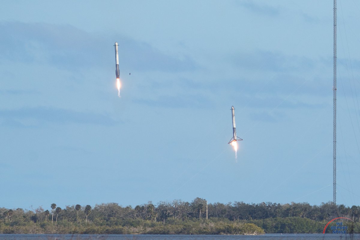 Mike_Seeley's tweet image. #OTD 1 yr ago, #SpaceX made history as the world got to see the #FalconHeavy in action for the 1st time.  

Looking back on my pictures from that day, I have the same reaction now as I did then: Wow. Just, wow. 

2nd FH flight= #Arabsat6a, currently set for NET March. 

📷: me