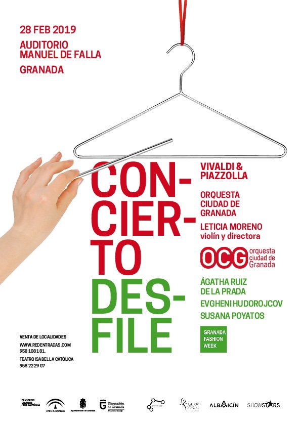 orquestagranada's tweet photo. La OCG inaugurará el próximo día 28 de febrero a las 20:30h, con un Concierto-Desfile, la primera edición de la Granada Fashion Week junto a los diseñadores @agathardlp, @SlabonModa y @eho_brand. Entradas aquí->  https://t.co/kUK11F3ESH  #OCGemociona https://t.co/VGF7iq3ASk