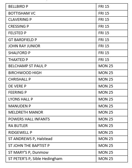 Non Pupil Days this February: