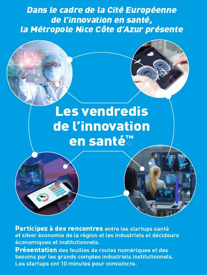 PROJECTINDUSTR1's tweet photo. Vendredi dernier nous avons assisté à la conférence sur « L’#IntelligenceArtificielle  appliquée à la santé : le parcours de soins du patient en Région Sud PACA » par la Cité Européenne de l'innovation en Santé @MetropoleNCA #startup #FilièreSanté06 #santé #IA https://t.co/kIgMvJ7LbK