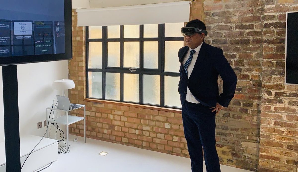 Mphasis's tweet photo. TraderLens from Mphasis leverages high performance and easy-to-use interface to reimagine immersive experiences and create value in productivity and performance in the workplace - @shuvogr demonstrates. #MphasisInUK #StayAhead #Innovation https://t.co/034O70pbRP