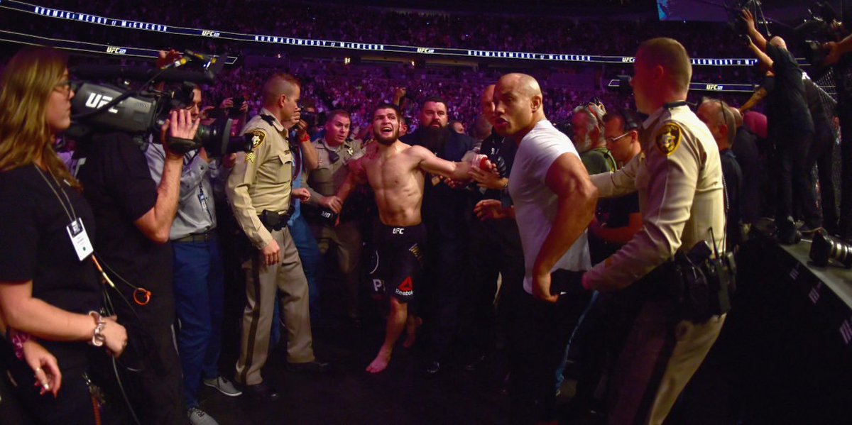 ReadMMA's tweet image. 🗣️ "I would do the same thing 100 times!"

Khabib Nurmagomedov has admitted that he has no regrets over his actions that sparked a brawl at UFC 229.

bit.ly/2WLvgp1