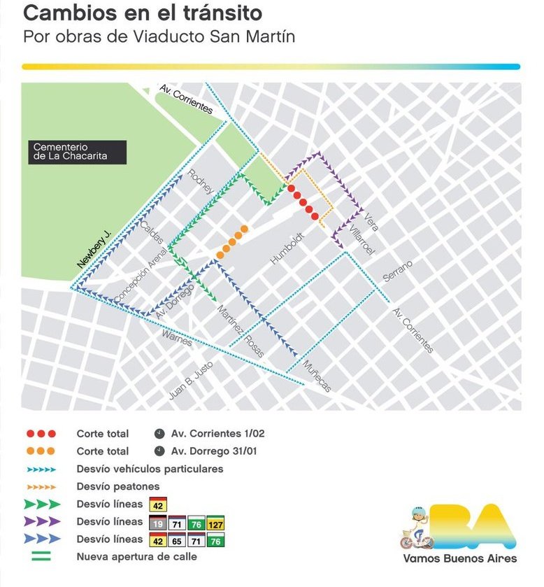 TrenSanMartinHT's tweet image. RT @jotaleonetti: Recuerden que hay un quilombete bárbaro con desvío de varias líneas de colectivo en #Chacarita por el #corte total de #AvenidaCorrientes y vías del #TrenSanMartin, que también incluye el cierre del #TúnelDorrego.