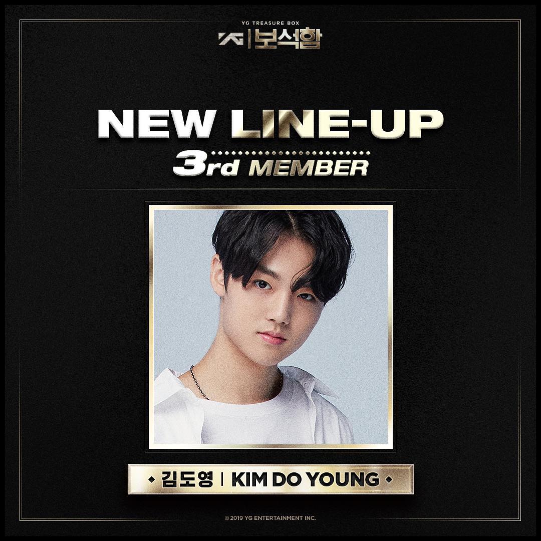 [OFFICIAL] 190201 YG Treasure Box update

NEW LINEUP MEMBER #3 ‘KIM DO YOUNG’
⠀⠀⠀⠀⠀⠀⠀⠀⠀⠀⠀⠀⠀⠀⠀⠀⠀
#YG보석함 #YG_TREASURE_BOX #보석함 #NEW_LINEUP #3RD_MEMBER #김도영  #KIMDOYOUNG #YG