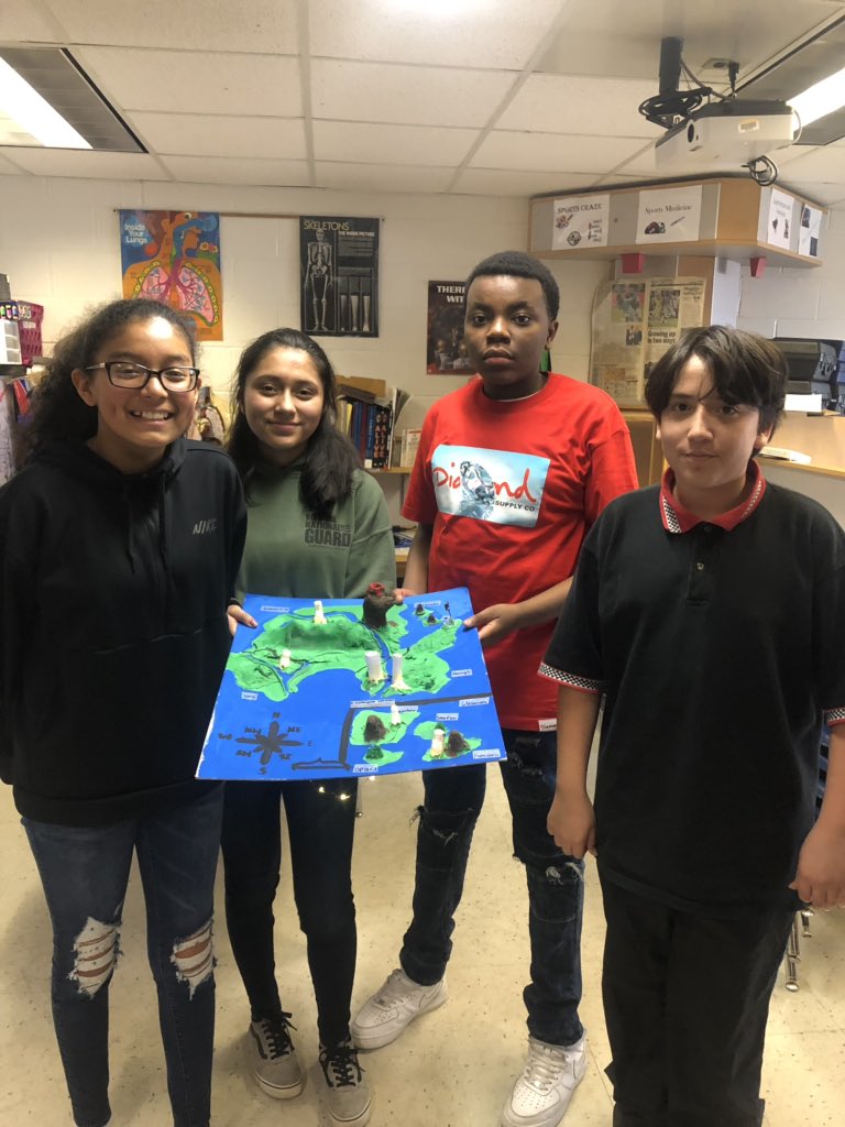 UBMS_SIGNET's tweet photo. 7th graders presenting their natural disasters to the countries they created. I hope we never experience a zombie plague! #disasteranalysis #FabFunFeb https://t.co/daDqa6BX5R