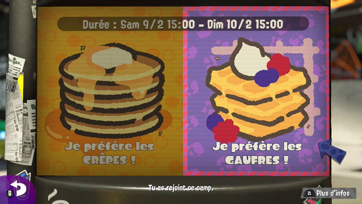 MasamiExe's tweet photo. Yay! Nouveau Splatfest pour les vacances!!
#Splatoon2 #NintendoSwitch
#Splatest #TeamGaufres https://t.co/9vshuIQeGq