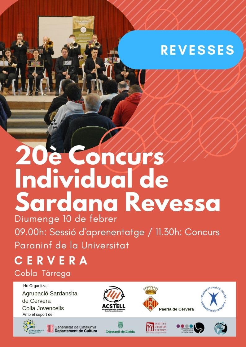 Encara no ho sabeu? 😱
El món sardanista té aquest cap de setmana una cita📝 a Cervera, amb el...
XXè Concurs de Sardanes Revesses!!👫
Us ho perdreu?😏
.
@acstell <a href="/sardalleida/">Sardalleida</a> <a href="/GSEstol/">GS Estol</a> <a href="/gsmlleida/">GSM Lleida</a> <a href="/SardaMollerussa/">Agrupació Sardanista</a> 

<a href="/paeriacervera/">Paeria de Cervera</a> <a href="/cervera2019/">Cervera2019</a>