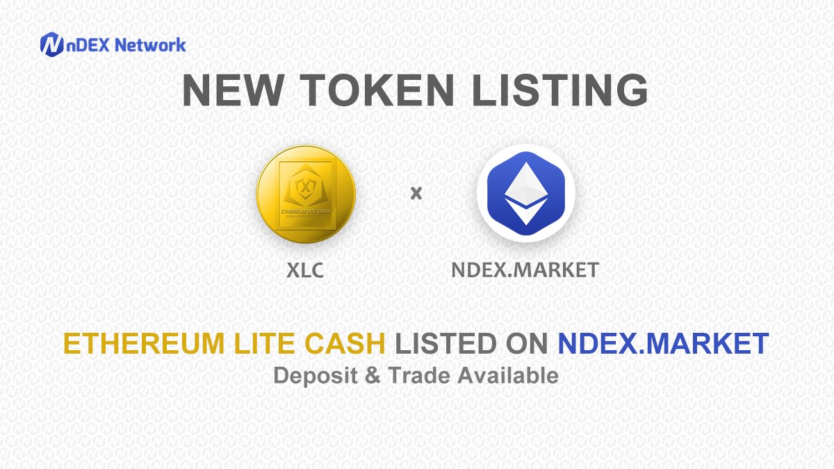 #nDEXMarket opens trading for @XLC_Official 
Happy Trading :  ndex.market/#!/trade/XLC-E…
$NDX $NDT #nDEXNetwork #nEXBit #BlockHat #ROBODAX