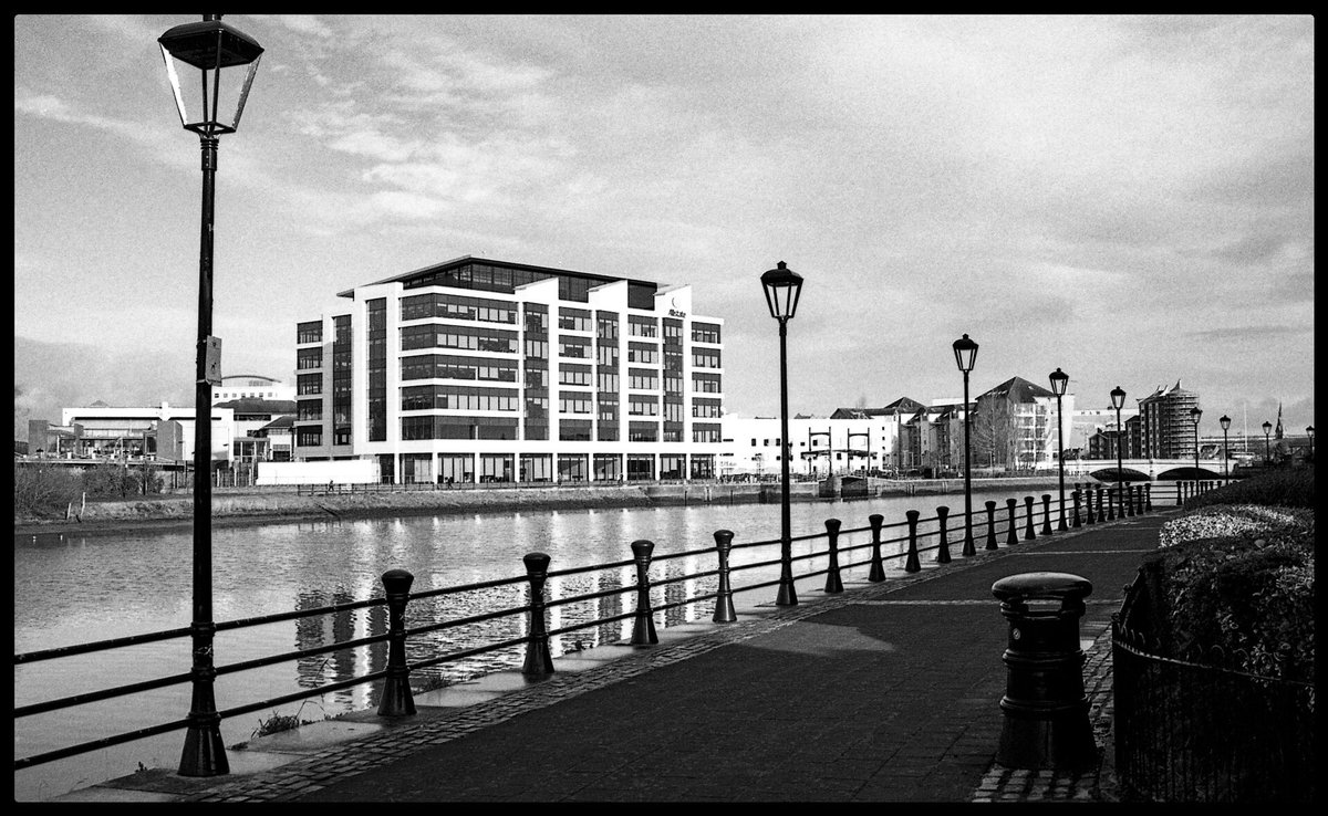 River Lagan #Belfast new <a href="/Allstate/">Allstate</a> building <a href="/ILFORDPhoto/">ILFORD PHOTO</a> #HP5 #ilfordhp5 #ilfordphoto #perceptol #filmphoto #filmphotographic #filmphotography #Believeinfilm