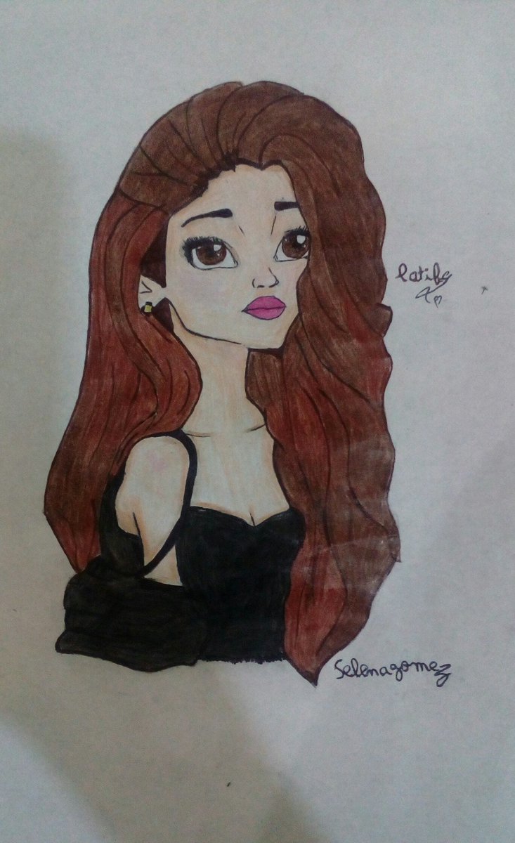 Latifaaew's tweet photo. #SelenaGomez #selenafanart 💕💕💕 https://t.co/fBThHmG1fZ