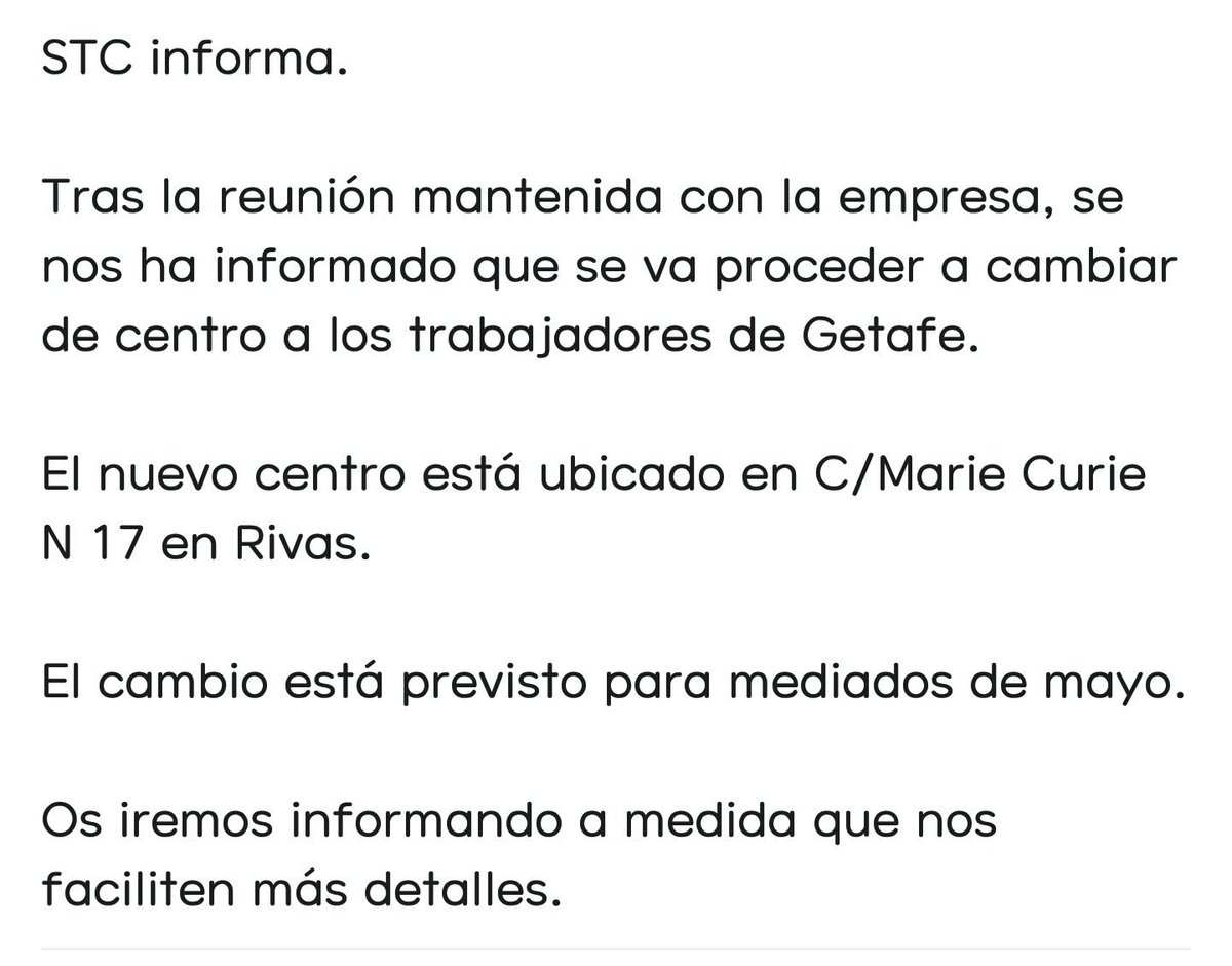 STC Atento Madrid (@stcatentomadrid) on Twitter photo 