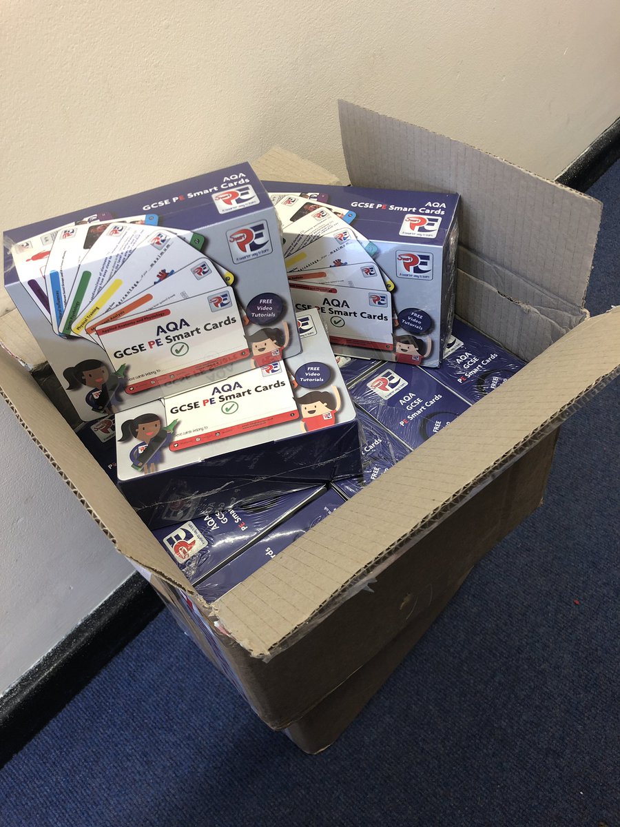 pandrews_83's tweet image. Delighted with the fast service and delivery from @_SmartPE for the AQA Revision cards. Can’t wait to get started in lessons with these with my Year 10s. Every student ordered them 🔥 #highlyrecommend #greatresource #AQAPE