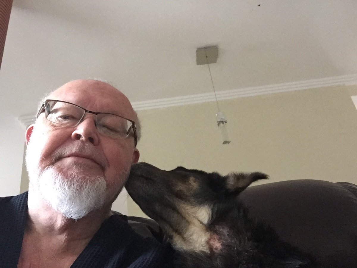 SchofieldRoger's tweet image. Found out our dog is much older than we thought. That explains when she told me “when I was young I only had one toy, and it was a stick”.