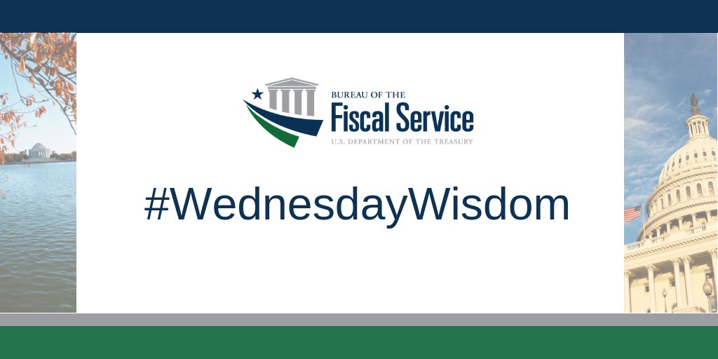 FiscalService's tweet photo. #WednesdayWisdom highlights programs dedicated to transforming #federal financial management. Today, it's our U.S. Debit card, a  versatile financial product that enables federal agencies to make  #payments to recipients via a prepaid debit card. #getsomewisdom https://t.co/B2Ydwwqd8Z