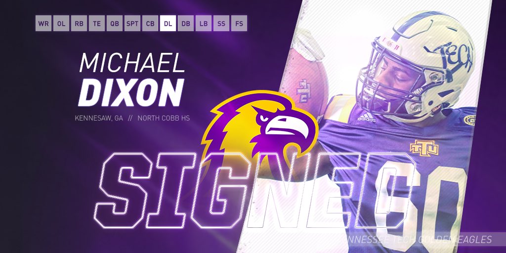 TNTechFootball's tweet photo. Signed π a relentless pass rusher from the π state @thatboybig2019 has officially joined #FL19HTsquad π¦
β¬οΈ https://t.co/7DMrVnXH8k