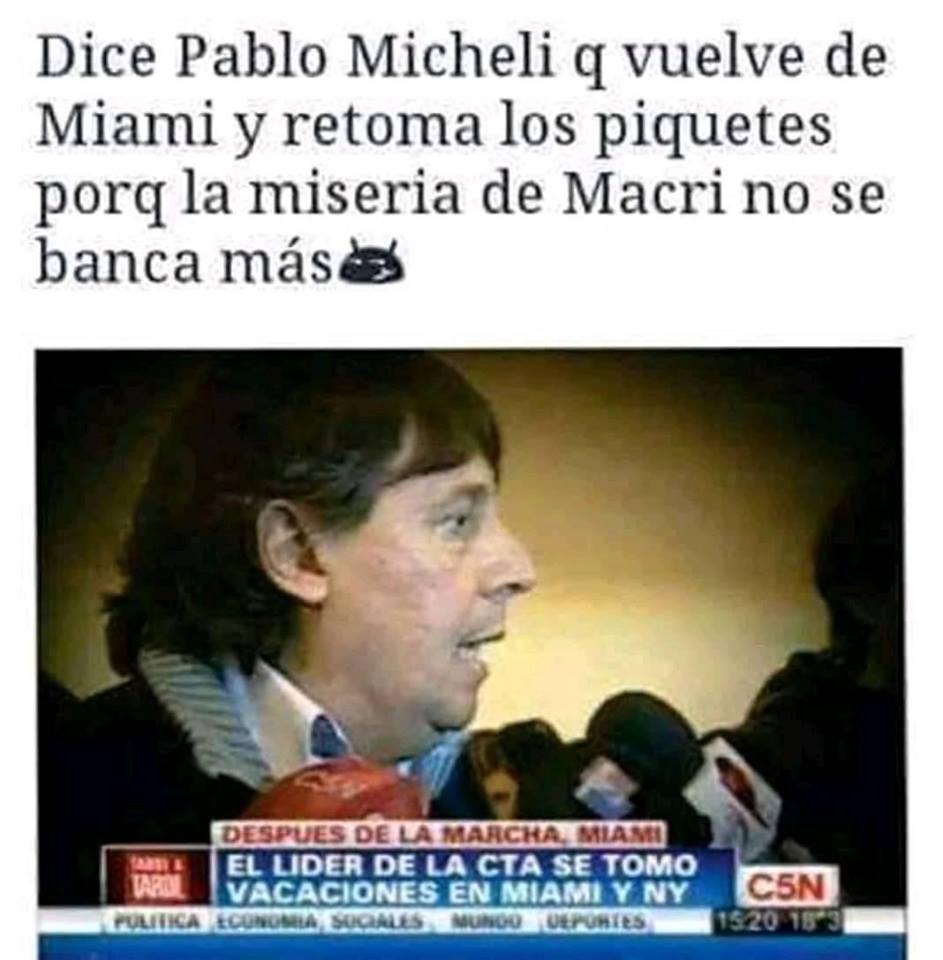 Esta RATA inmunda como todo PERONCHO/KIRCHNERONCHO ex MENEMISTA es un GOLPISTA DESESTABILIZADOR la Argentina es el único país del mundo en donde estas BASURAS hacen lo que quieren y la Justicia juega de espectador, CÁRCEL a estos SINIESTROS MAFIOSOS