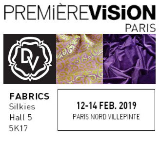 Getting ready for <a href="/PremiereVision/">Première Vision</a> next week, 12 - 14 of February.
We will be in Hall 5 - Booth 5K17.  Hope to see you there!