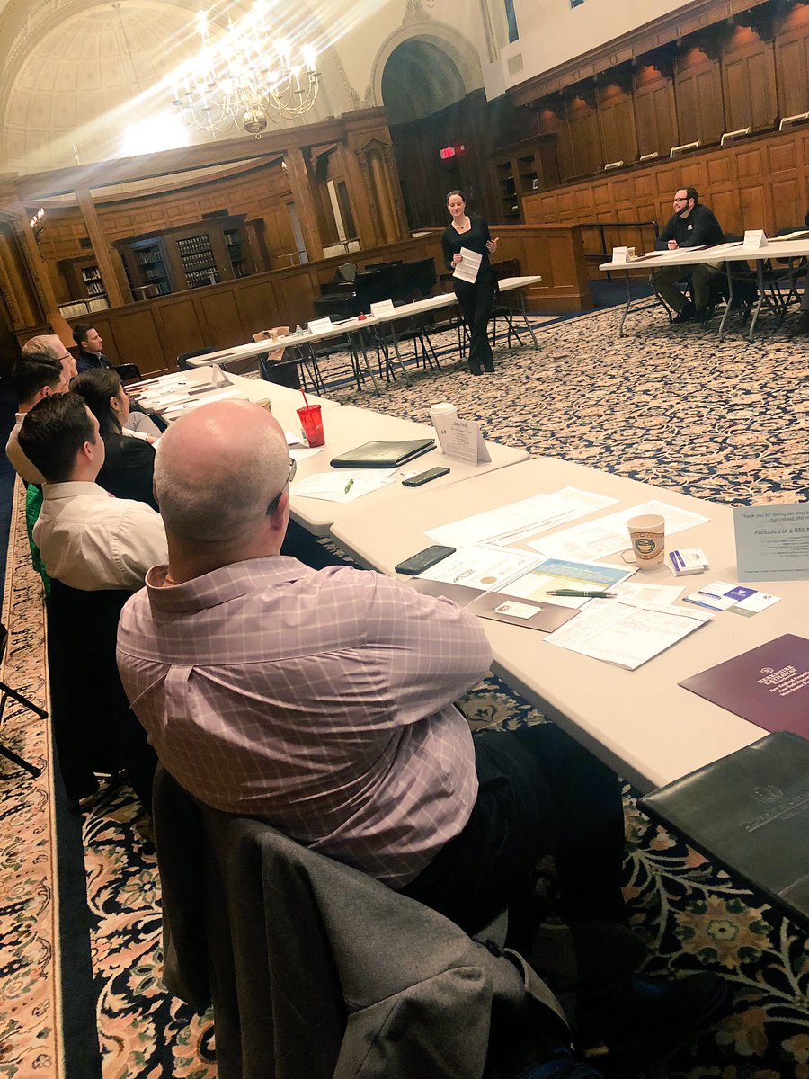 BNIWeHaSynergy's tweet photo. #RealEstate Attorney, Alex Bowen in action, talking about all of the fascinating work she does for people, their properties and their homes.  The truth is: don’t wait until it’s too late - get the facts as soon as you have a question!  Call 860-646-0121 or email abowen@jwrb.com https://t.co/bGv1w4FxOR
