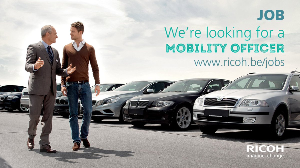 Passie voor #mobiliteitsoplossingen? 🚗 Dan bent u misschien de Mobility Officer (m/v) dat wij zoeken! ➡️ ricoh.hro.be/job.php?lang=n… - #Jobs