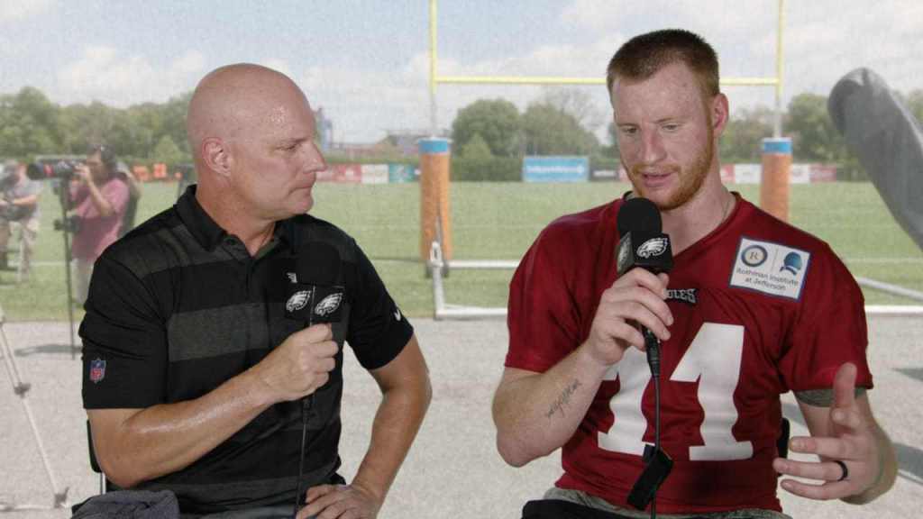 TimRooney10's tweet photo. Carson sits down with Dave Spadaro https://t.co/F6NOsYMq8u https://t.co/OyI5YWqc01