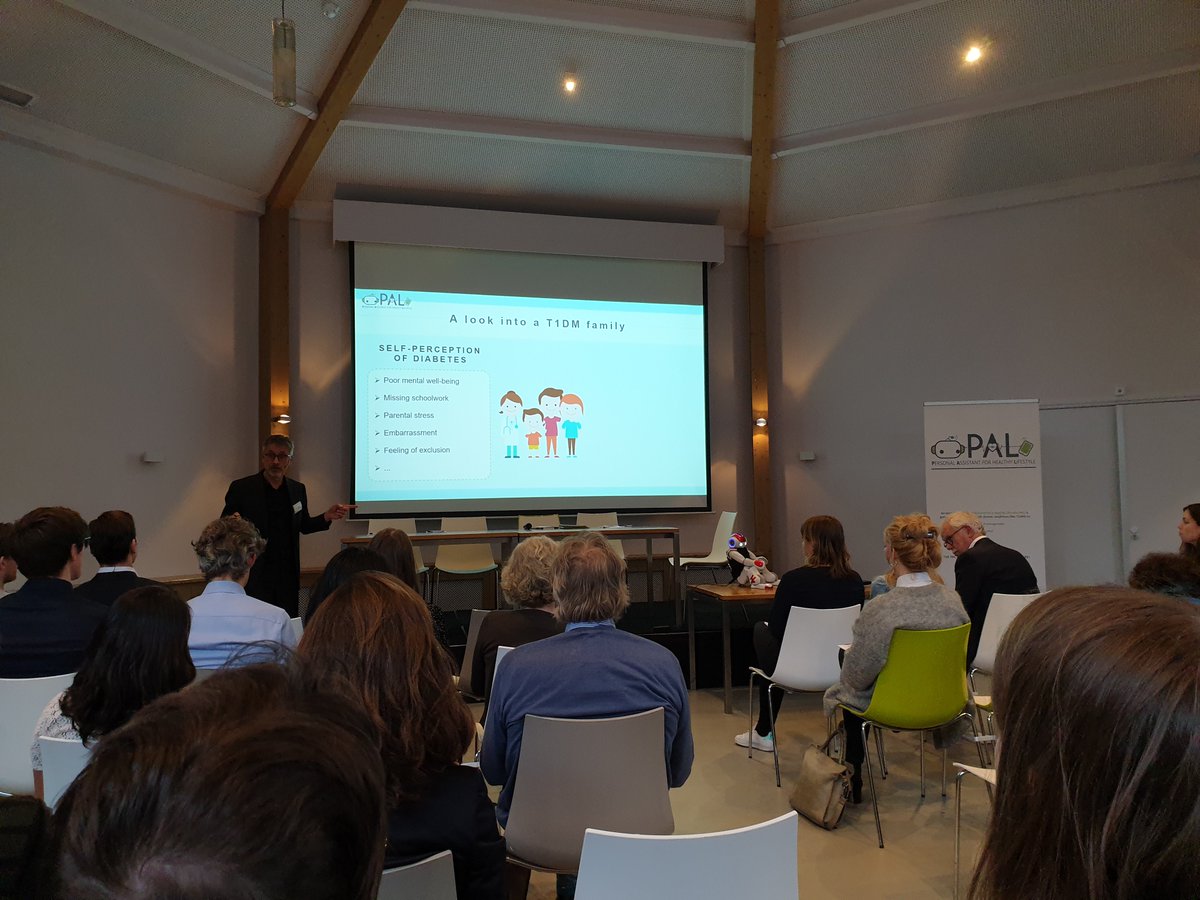 TobiasRobotics's tweet photo. Great start to the 
@PAL4Uproject
 end-event in #amersfoort. Looking forward to demonstrate our #eyegaze #tracking using #ComputerVision to children with diabetes and their parents. 
@Imperial_PRL https://t.co/Oh7qXpiYVO
