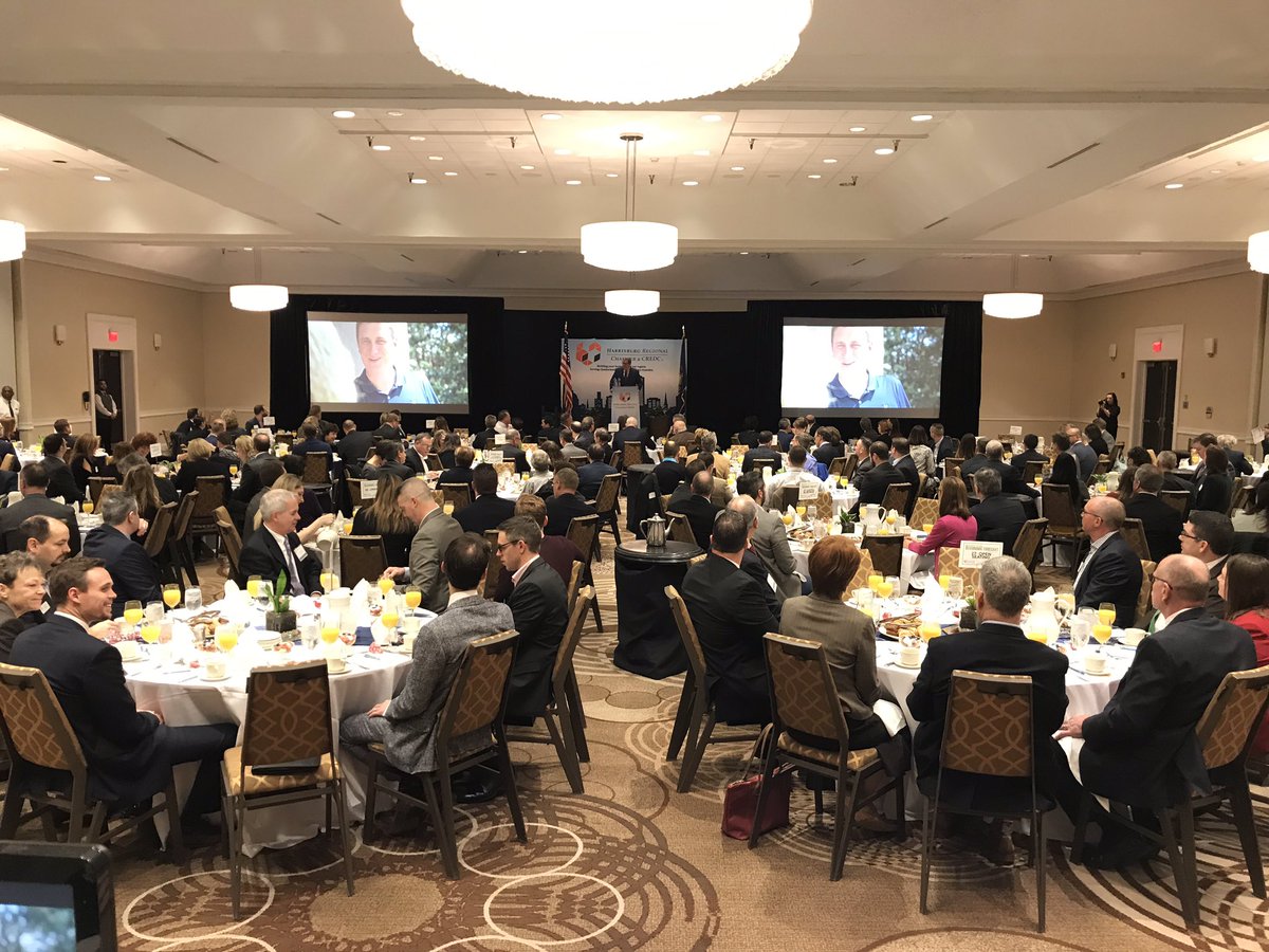 hrccredc's tweet photo. We’re kicking off the #HRCForecast this morning! Who’s ready to hear from Malcolm Polley? Catch the event live-streamed from the @pcntv app! https://t.co/1fwLhxkhlh