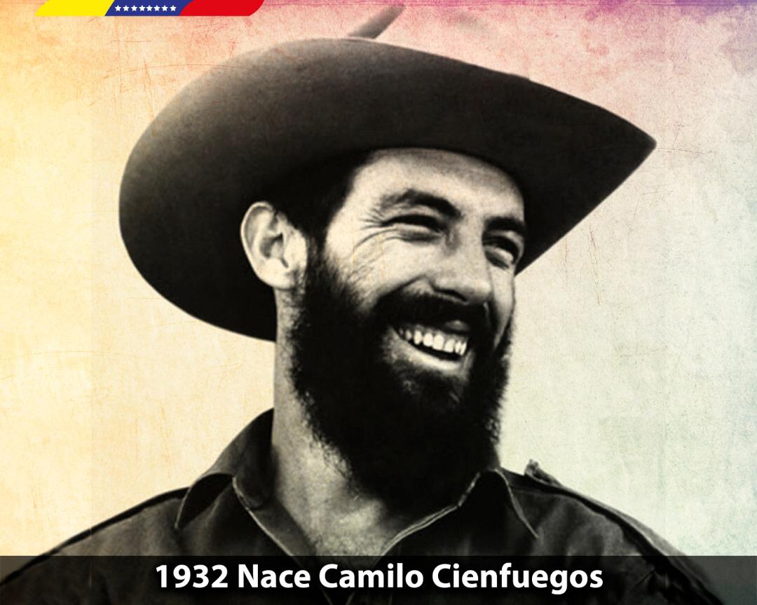Nos unimos a la celebración que embarga al hermano pueblo de Cuba, en el 87º aniversario del natalicio del Héroe de Yaguajay, Camilo Cienfuegos, hombre de palabra y de espíritu irreverente, expresión viva del pueblo humilde. Patriota, Valiente y Corajudo. ¡Camilo Vive!