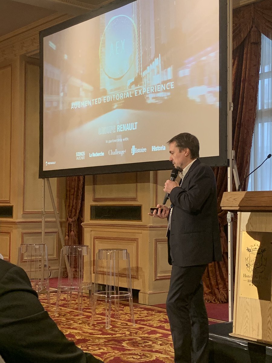 Happy to be at <a href="/ConnecteDriver/">ConnecteDriver & Smart Mobility</a> &amp; Smart Mobility conference w/ <a href="/jolybenoit/">Benoit Joly</a> presenting @Groupe_Renault strategy on #ConnectedCars and services.