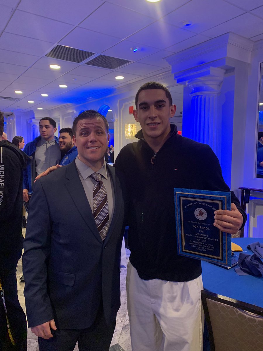 JoeRamos_7's tweet photo. Just wanted to say thanks to coach Mahoney for giving me the honor of @STP_Eagles defensive MVP. Truly an  honor looking forward to big things next year🦅🤩 And congrats to my boi @_anthonycasillo on getting offensive MVP... More to come soon🤟🏽‼️ https://t.co/Gx7ThwuWgZ