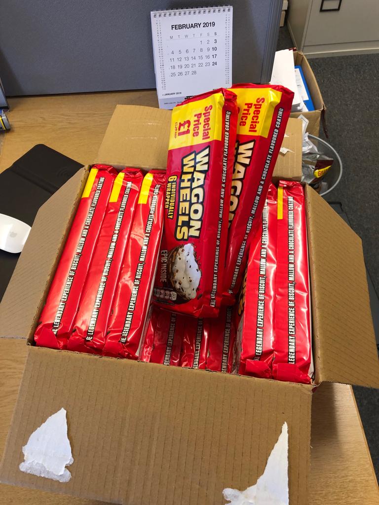 Thanks <a href="/trustpilot/">Trustpilot</a> for this goody box. The office will be smiling all week. Helped by #ChloeApostolou.  Love a #greatdealsweetener another customer for <a href="/Diabetescouk/">Diabetes.co.uk</a>