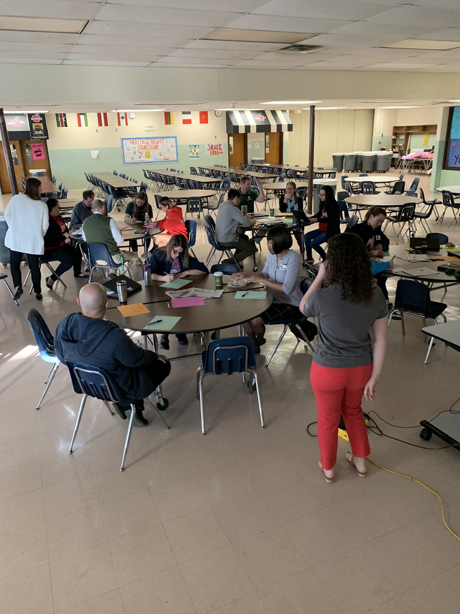 @FallsChurchHS our second annual Advisory Council meeting. Participants are conducting a presurvey on what they think School Counselors do. #makeschoolcounselingvisible @ASCAtweets #advisorycouncil