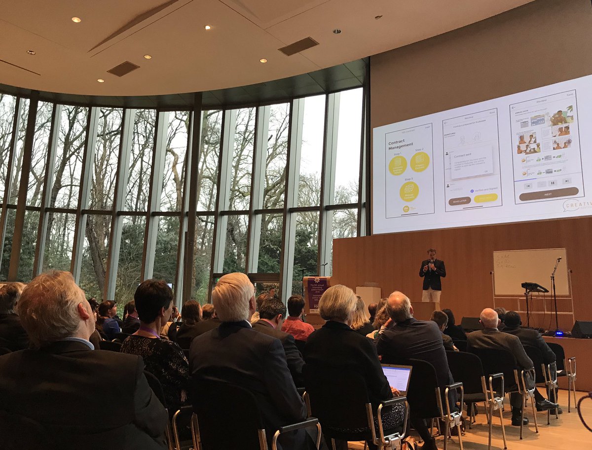 Great #justinnovate pitch by Robert de Rooy of <a href="/ComiContracts/">Robert de Rooy</a> 🗯 “Let’s stop oppressing vulnerable people with our legal language” #IJF19