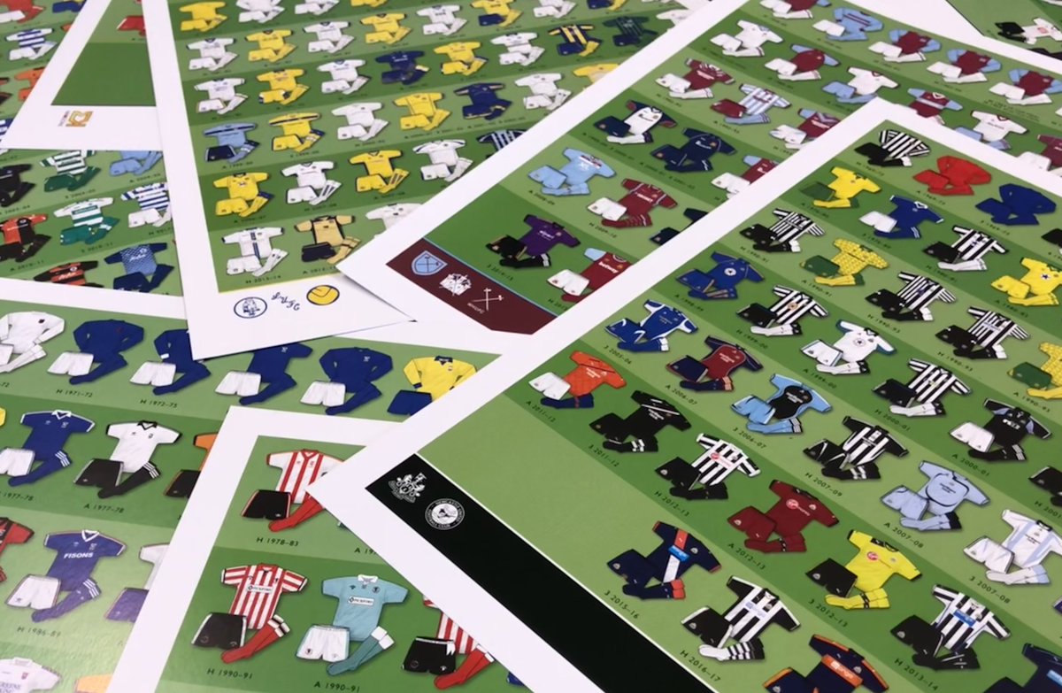 TrueColoursKits's tweet image. GIVEAWAY!

#RT &amp;amp; follow for a chance to win one of 3 sets of ALL 10 of my kit history A3 prints.
true-colours-store.myshopify.com

Newcastle, West Ham, Leeds, Ipswich, Derby, QPR, Southend, MK Dons, Leyton Orient, Lincoln

Become a kit nerd overnight!